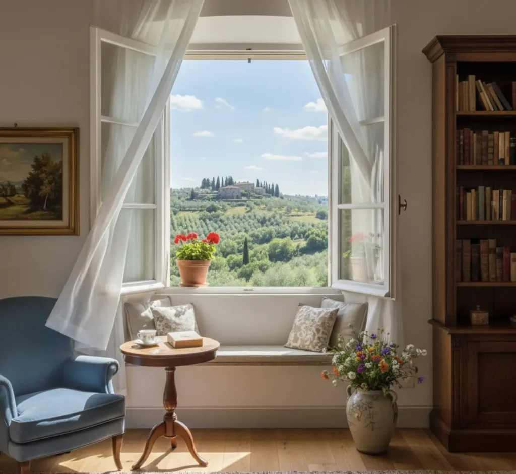 Fenster weit für effektives Stoßlüften.